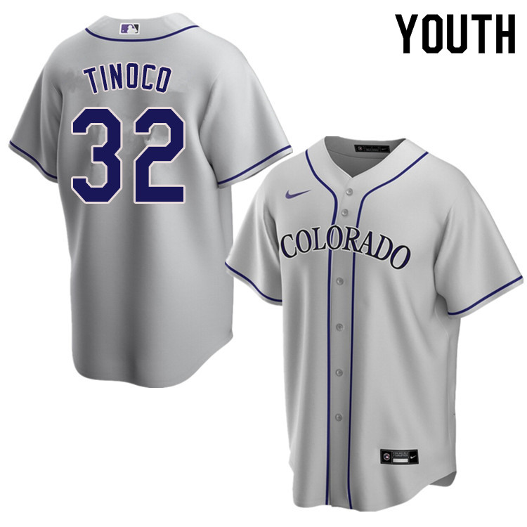 Nike Youth #32 Jesus Tinoco Colorado Rockies Baseball Jerseys Sale-Gray